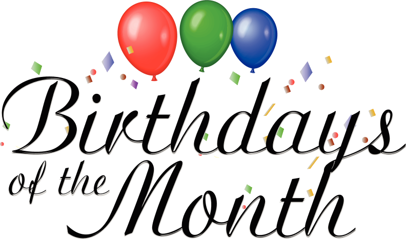 Birthdays of the Month